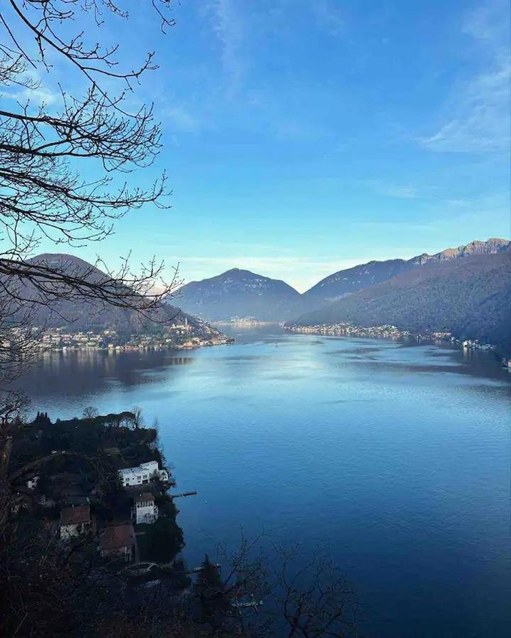 Rifugio Sul Lago Di Lugano A Porto Ceresio Luaran gambar